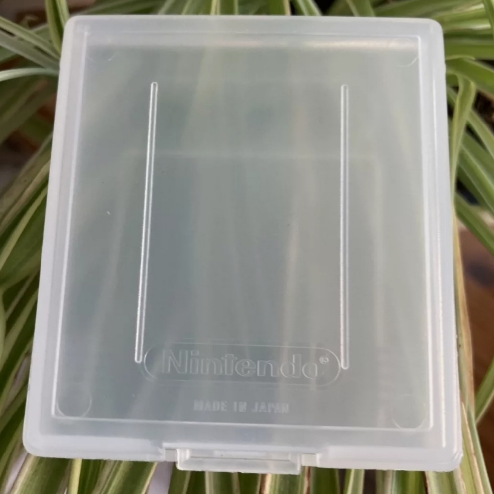 Set of 4 Official Genuine Nintendo Game Boy GameBoy Clear Plastic Case Authentic